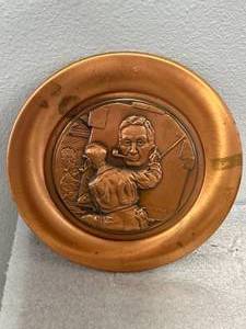 lot 89 image: Norman Rockwell 1977 Solid Copper Plate