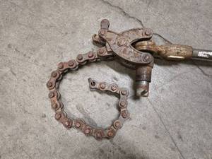 lot 48 image: Ridgid 246 Chain Soil Pipe Cutter