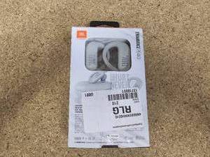 lot 11 image: JBL Endurance Peak 3 over-the-ear Wireless Earbuds - white