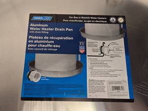 lot 24 image: 10 Aluminum Water Heather Drain Pans - New