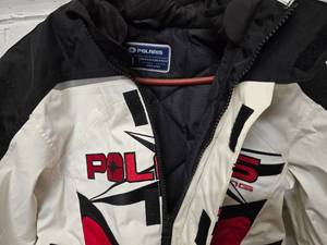 lot 35 image: Womens Polaris Racing Jacket - Black  Red  White- in Excellent condition - Size Medium