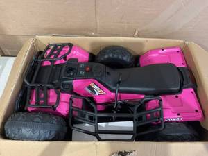 lot 300 image: 6V Electric Kids ATV Quad Ride-On Toy with MP3, USB, Lights