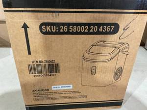 lot 317 image: Nugget Ice Makers Countertop, Crushed Ice Maker with Handle