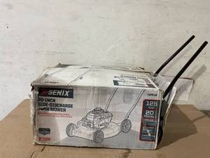 lot 201 image: SENIX 20 Gas Lawn Mower, 125 cc 4-Cycle Briggs & Stratton Engine