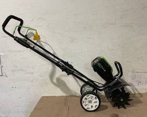 lot 206 image: Greenworks 80V 10 Tiller