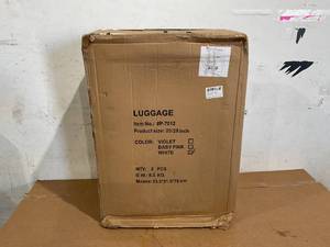 lot 95 image: 2PCS Ginza Travel Anti-scratch PP Material Hardside Spinner double seal luggage