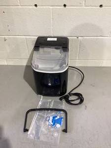 lot 495 image: Nugget Ice Maker Countertop, Portable Crushed Sonic Ice Machine
