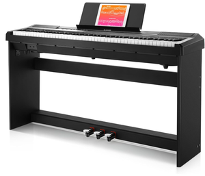 lot 9 image: Donner DEP-10 Digital Piano 88 Key Semi-Weighted, Full-Size Electric Piano Portable Keyboard
