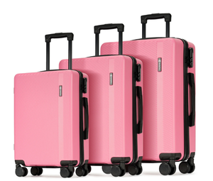 lot 32 image: 3PCS Ginza Ginza Travel Hardside Luggage Sets,Hardshell Lightweight Suitcase Set with Spinner Wheels