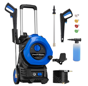 lot 137 image: Electric Pressure Washer 4500PSI Max 2.9 GPM Electric Pressure Washer with 25 Foot Hose