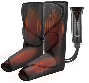 lot 152 image: FIT KING Leg and Foot Massager with Heat, Air Compression Leg Massager for Circulation and Pain Relief