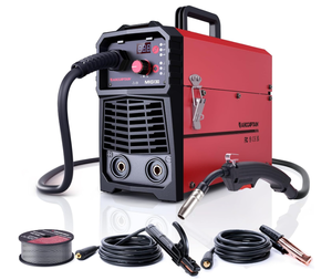 lot 157 image: ARCCAPTAIN 130A MIG Welder and Welding Apron