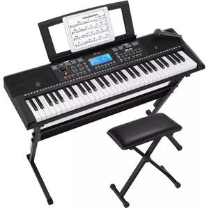 lot 531 image: Donner DEK-610 61 Key Electronic Keyboard Piano BeginnerProfessional