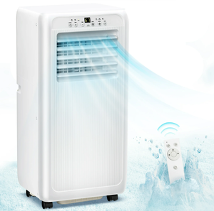 lot 535 image: Auseo 5000BTU (8000 BTU ASHRAE) Portable Air Conditioner, Dehumidifier, Fan, 3 in 1 AC with 24-Hour Timer