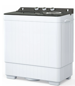 lot 537 image: BMTBUY Twin Tub with Built-in Drain Pump XPB65-2288S 26Lbs Semi-automatic Twin Tube Washing Machine for Apartment, Dorms, RVs, Camping and More