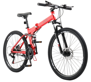lot 541 image: Survival Campings 26 Folding Mountain Bike Shimano 21-Speed, with Disc Brakes