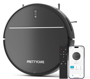 lot 545 image: PrettyCare Robot Vacuum Cleaner with 2800Pa,Featured Carpet Boost,Tangle-Free,Ultra Slim,Self-Charging C1