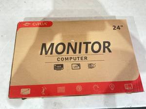 lot 356 image: CRUA 24 Curved Monitor, FHD(19201080p) 2800R 100HZ, 99% sRGB Color Gamut Computer Monitors