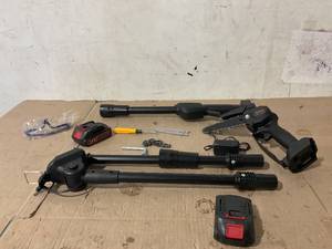 lot 43 image: 4.1 Foot Cordless Pole Saw, Electric Extendable Adjustable Pole Saw