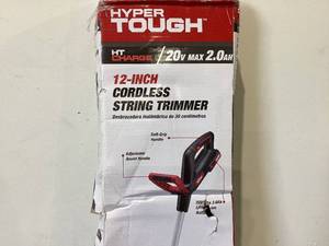 lot 416 image: Hyper Tough 20V MAX Cordless 12-Inch String Trimmer