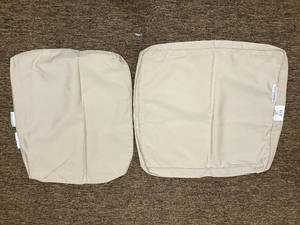 lot 286 image: Hampton Bay Universal Beige Sectional Slipcover 2 Set