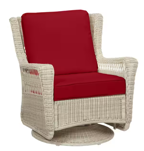 lot 281 image: Hampton Bay Universal Chili Sectional Slipcover 8 Set