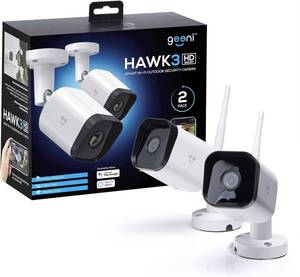 lot 466 image: Geeni Hawk 3 Outdoor Camera for Home Security