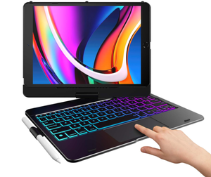 lot 53 image: Typecase Touch for iPad 9th Generation Keyboard Case (10.2, 2021), Multi-touch Trackpad