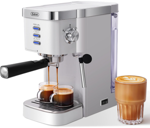 lot 75 image: Gevi Espresso Machine 20 Bar High Pressure,Super Automatic Espresso Machines with Milk Frother Steam Wand
