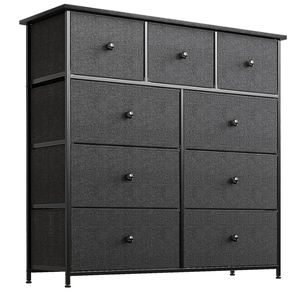 lot 188 image: REAHOME 9 Drawer Dresser for Bedroom Chest of Drawers Closets Large Capacity Organizer