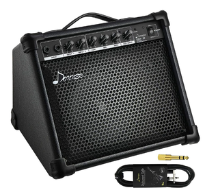 lot 244 image: Donner DKA-20 Keyboard Amplifier 20 Watt AMP with Aux in and Two Channels