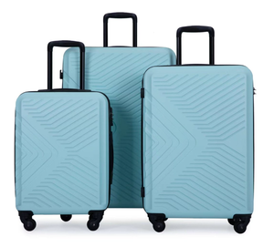 lot 246 image: 3PCS Lightweight Suitcase with TSA Lock, ABS Roller Luggage Sets with Spinner Wheels