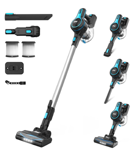 lot 266 image: INSE N520 Lightweight Cordless Stick Vacuum Cleaner 25kPa with 45min Runtime for Carpet Floor Pet Hair