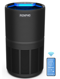 lot 351 image: RENPHO WiFi Air Purifier for Home Large Room 1440 Sq.ft, Air Purifier with H13 True HEPA Filter