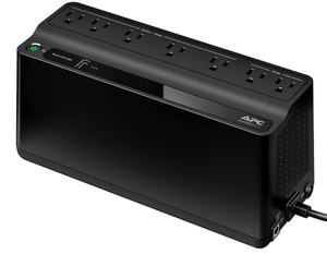 lot 369 image: APC UPS Battery Backup and Surge Protector, 600VA300 Watts Backup Battery Power Supply
