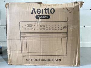 lot 593 image: Aeitto 32-Quart PRO Large Air Fryer Oven Toaster Oven Combo  with Rotisserie