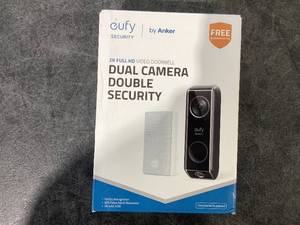 lot 467 image: Eufy Security Video Doorbell (Wired) S330 with Chime
