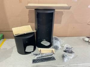lot 395 image: Zimtown BBQ Charcoal Grill Outdoor Barbecue Pit with Offset Smoker Patio Backyard