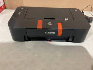 lot 323 image: Canon TS202 Inkjet Photo Printer, Black (USB Required, not included)