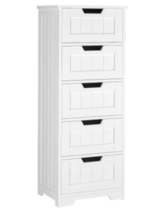 lot 194 image: Furniture Bathroom Furniture Storage with 5 Drawers