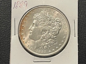 lot 2 image: 1889 Morgan Dollar