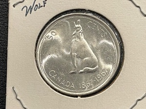 lot 31 image: 1967 Canada Silver Half Dollar