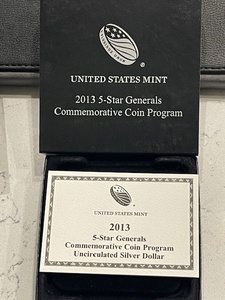 lot 48 image: 2013-W 5 Star Generals Silver Dollar