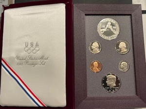 lot 49 image: 1988-S United States Mint Prestige Set