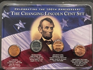 lot 64 image: Changing Lincoln Cent Set