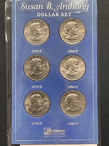 lot 75 image: Susan B. Anthony Dollar Set
