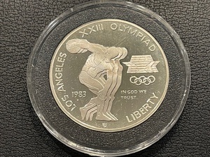 lot 77 image: 1983-S Olympic Silver Dollar