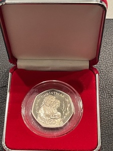 lot 82 image: 1990 50 Pence Gibraltar