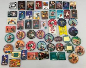 lot 3 image: Misc. Disney Collectors Buttons