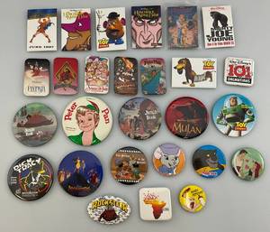lot 4 image: Misc. Disney Movie Buttons